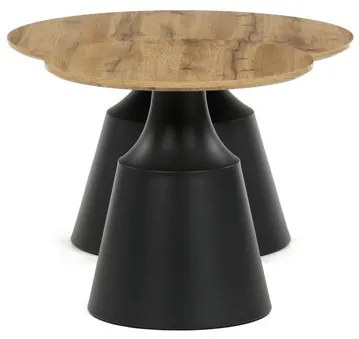 Dohányzóasztal 70×70 cm, MDF, Artisan Tölgy. CT-F4150 ART