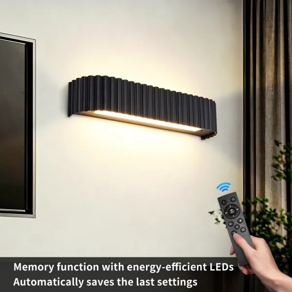 BRILAGI - fényerőszabályozható LED fali lámpa FALCON MODERN LED/14W/230V 40 cm fekete + távirányító