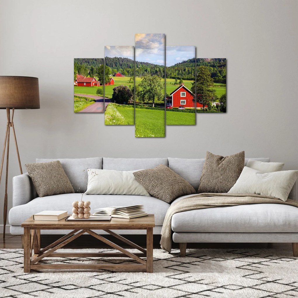 Vidéki kép (150x105 cm)