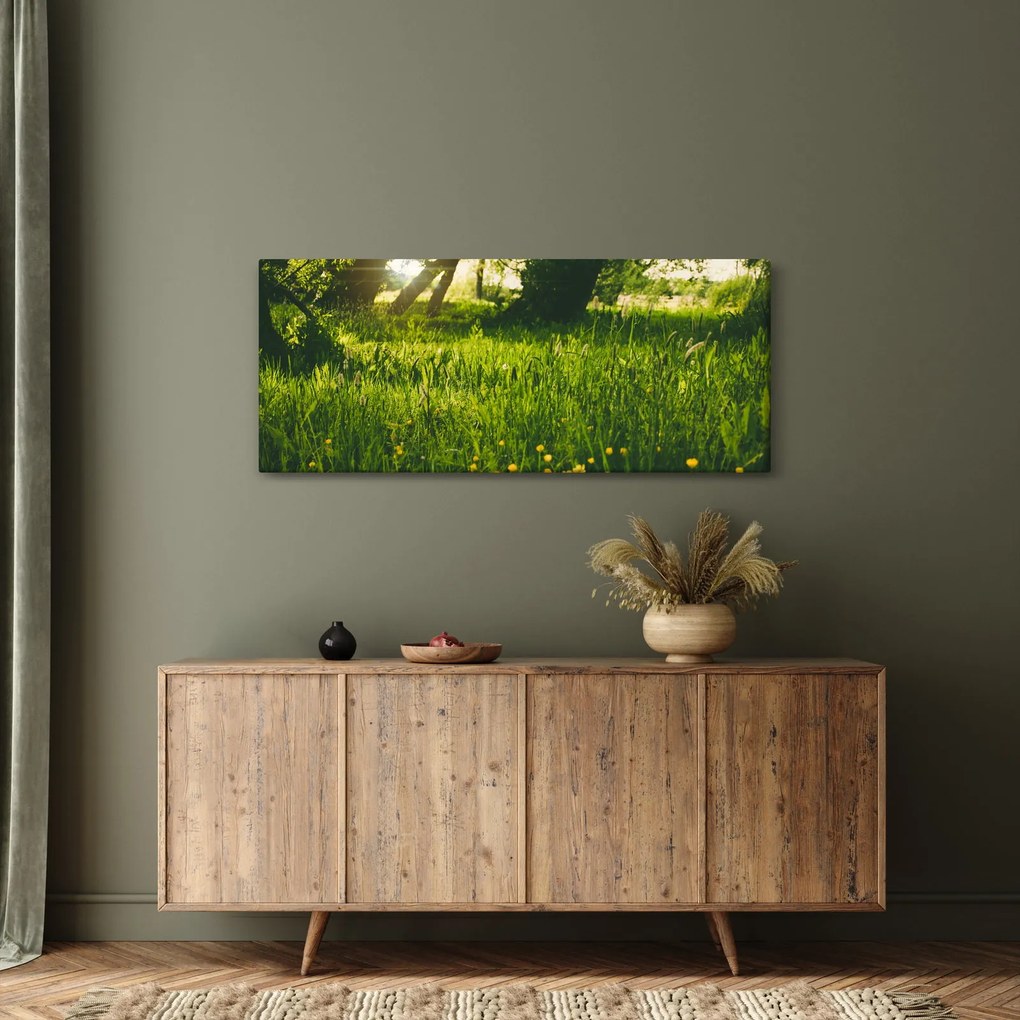 Tájkép - rét (120x50 cm)