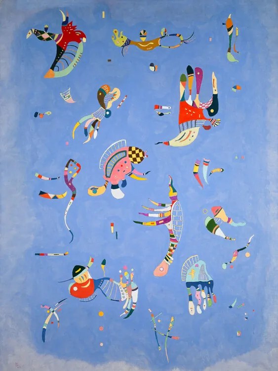 Reprodukció Sky Blue (1940), Wassily Kandinsky