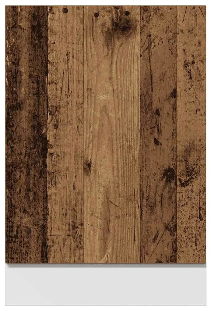 Mosogatógép panel régi fa 45x3x67 cm műszaki fa