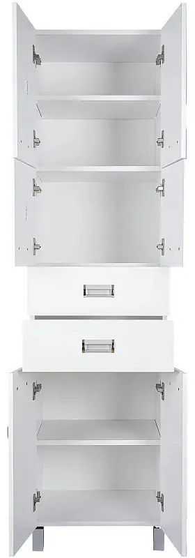 Viva SZQUARE fürdőszobai ÁLLÓSZEKRÉNY 192 magas - POLCOS - 50 x 35 x 192 cm