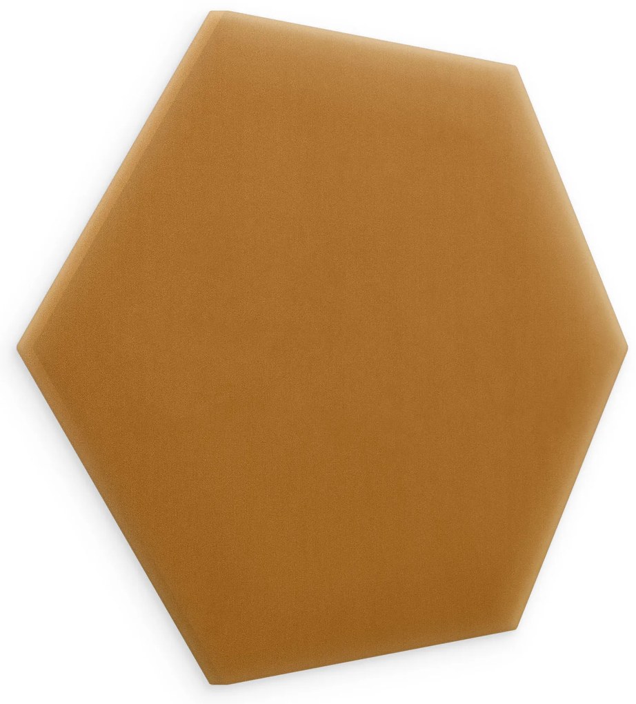 Bársony kárpitozott panel - Hatszög - 35x40cm Szín: Bordó