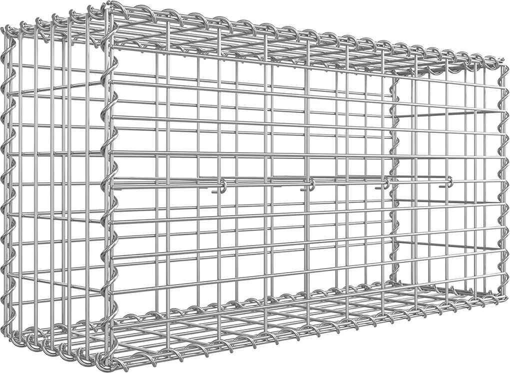 Gabion kosár, fém gabion ketrec 50 x 100 cm-es