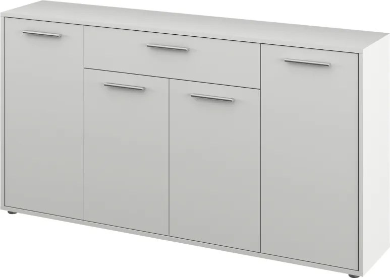 Komód, fehér, LUNIA