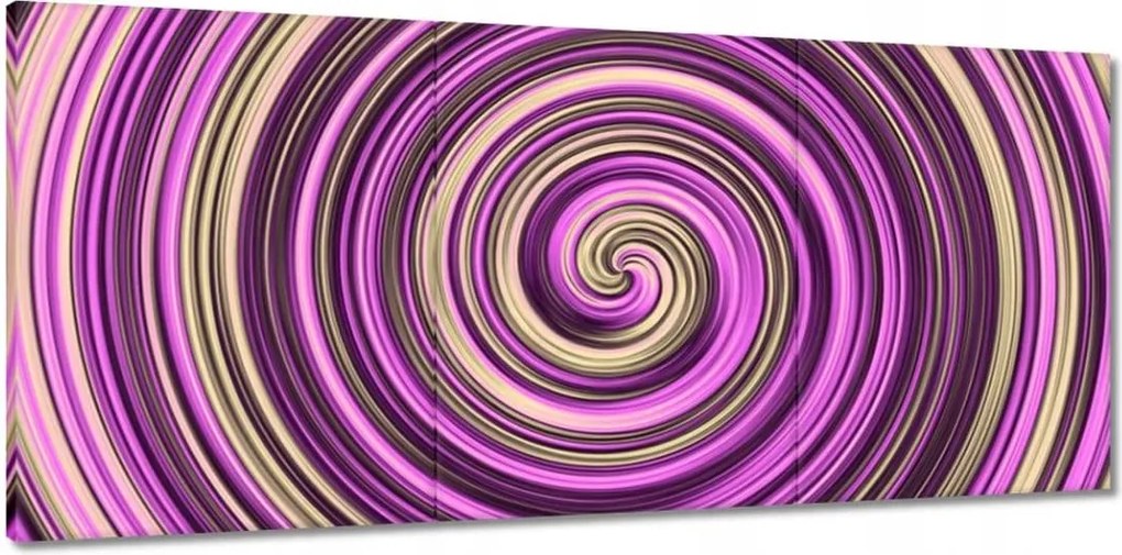 Vászonkép 150x70 Lila centrifuga és krém