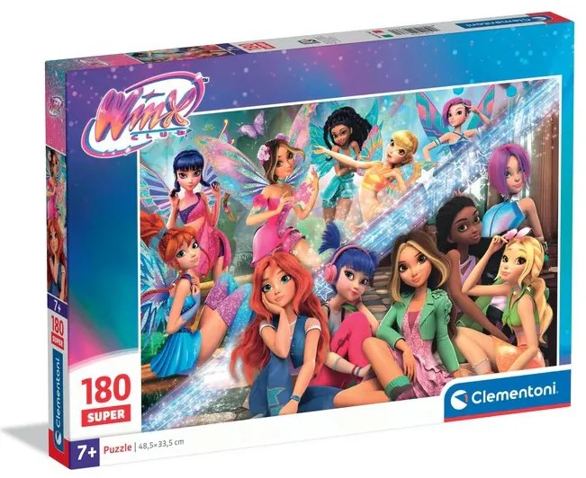 Winx Club Fairy Glam 180 db-os puzzle Clementoni
