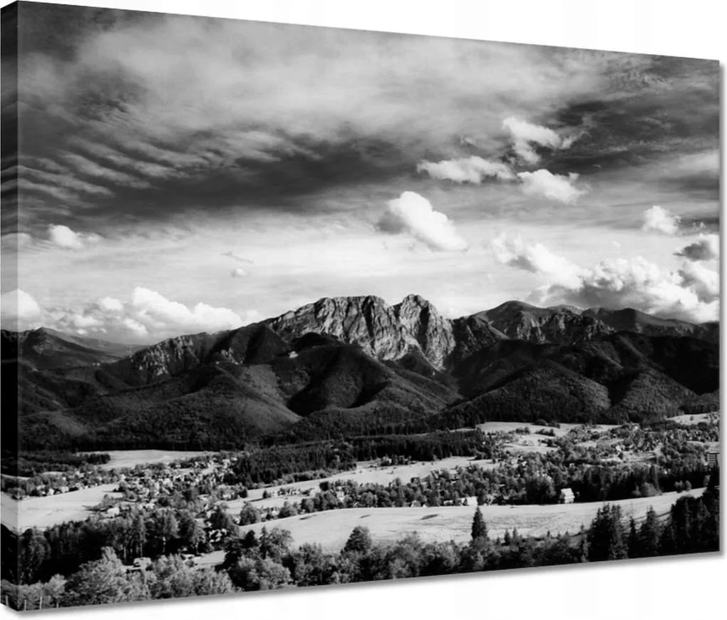 Vászonkép 40x30 Tátra Lengyel hegyek Kilátás