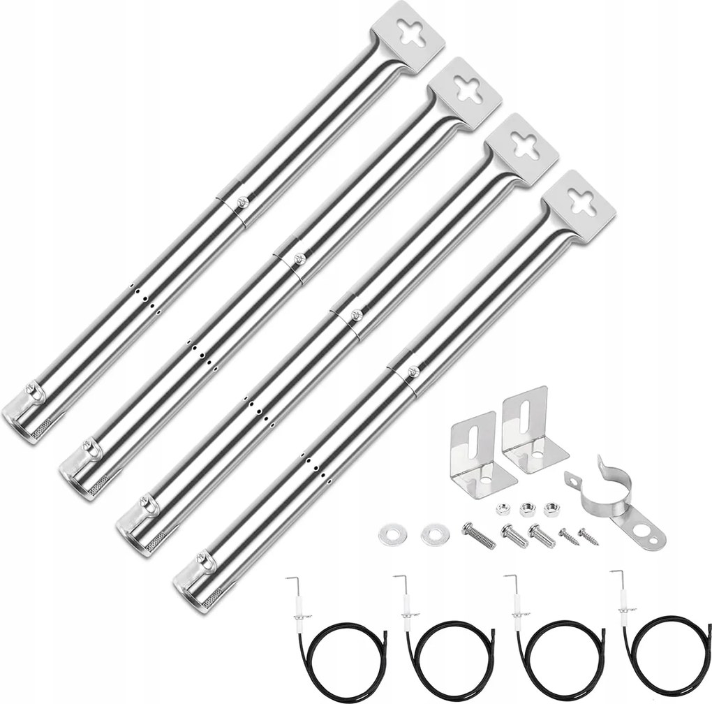 Gftime Univerzális rozsdamentes acél gázégő, 31 cm 45 cm x 4