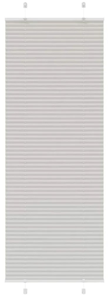 pliszírozott redőny világosszürke 70x200 cm szövetszélesség