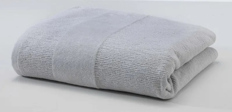 CARRARA törölköző 60x100 cm világosszürke, 100% pamut