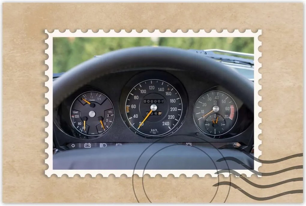 Poszterek 60x40 Mercedes 450 Slc Klasszikus