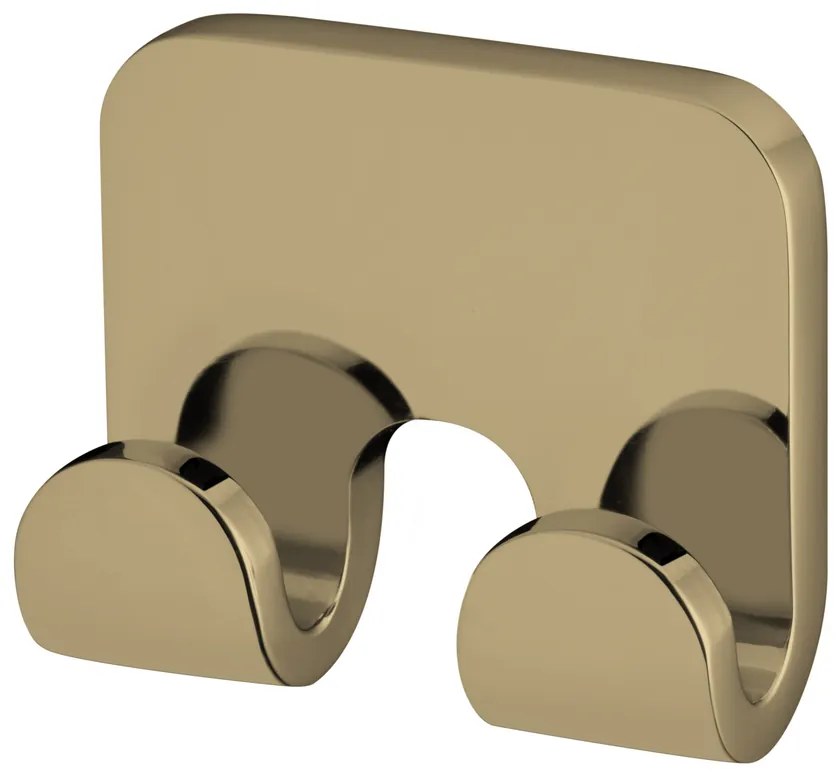 Erga Nature Gold, 2 horog törülközőhöz, arany fényes, ERG-07950