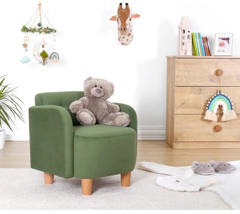 Zöld gyerek fotel Volie – Artie