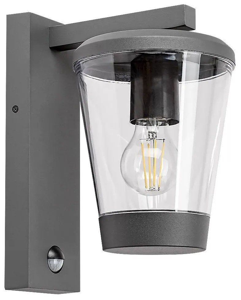 Rabalux Rabalux 7267 - Kültéri fali lámpa érzékelővel SAVANO 1xE27/40W/230V IP44 RL7267