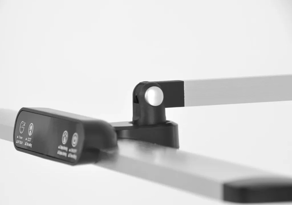 KAJA K-BL1321 SREBRNY ARES Ezüst Színű Asztali Lámpa 12W LED 650Lm 3000-5700K IP20