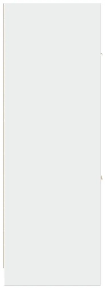 fehér szerelt fa patikaszekrény 40 x 41 x 118 cm