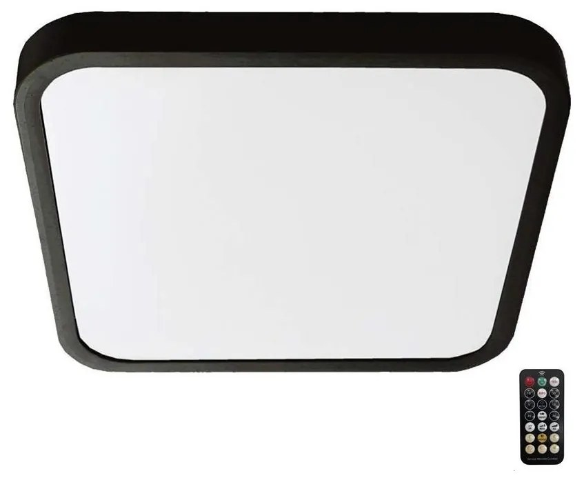 V-Tac LED Fürdőszobai mennyezeti lámpa érzékelővel LED/36W/230V 4000K IP44 fekete VT1681