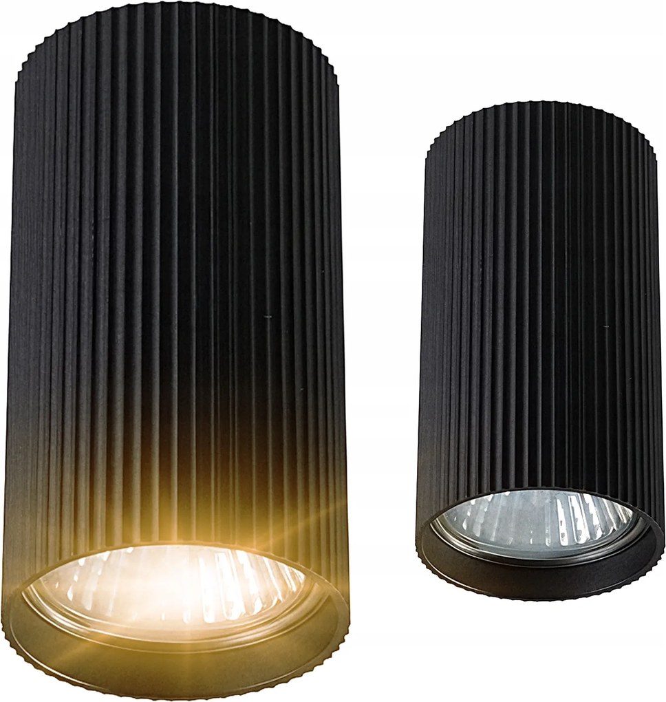 Falra Szerelhető Led Mennyezeti Lámpatest Lucerno GU10 Fekete IP20 Spot Mennyezeti Cső