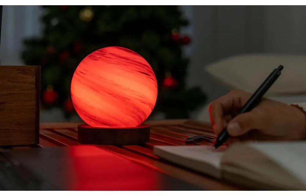 Barna-sötét natúr színű USB fénydekoráció ø 12 cm Polar Cloud – Gingko