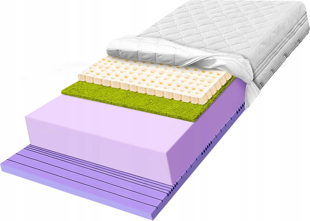 Habszivacs matrac 150x190 H3 H4 latex kontúrálló kemény 15cm