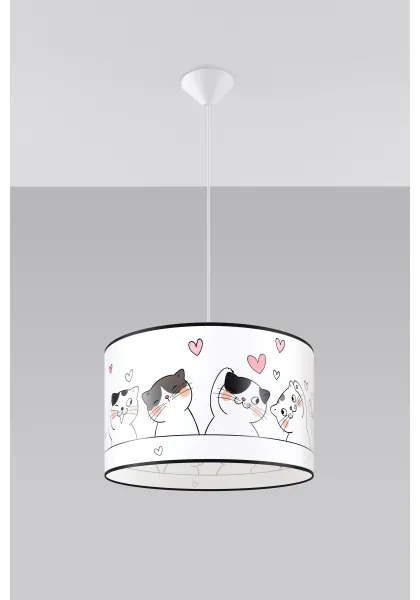 Sollux SL.1419 - Gyerek csillár zsinóron CAT 1xE27/15W/230V átm. 40 cm