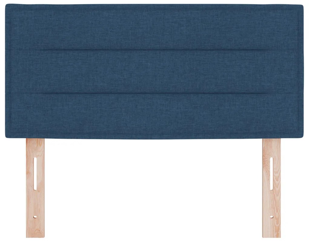 LED ágytámla LED -es lámpákkal fejtámlával Kék 100 cm szövet