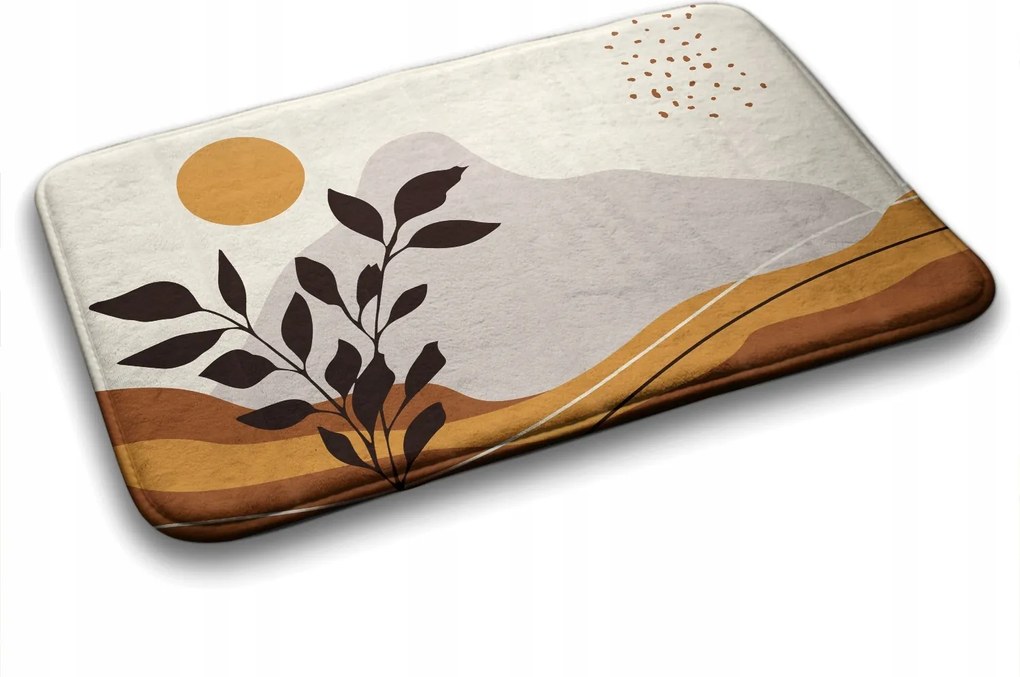 Fürdőszobaszőnyeg Napsütötte táj szőnyeg 75x45