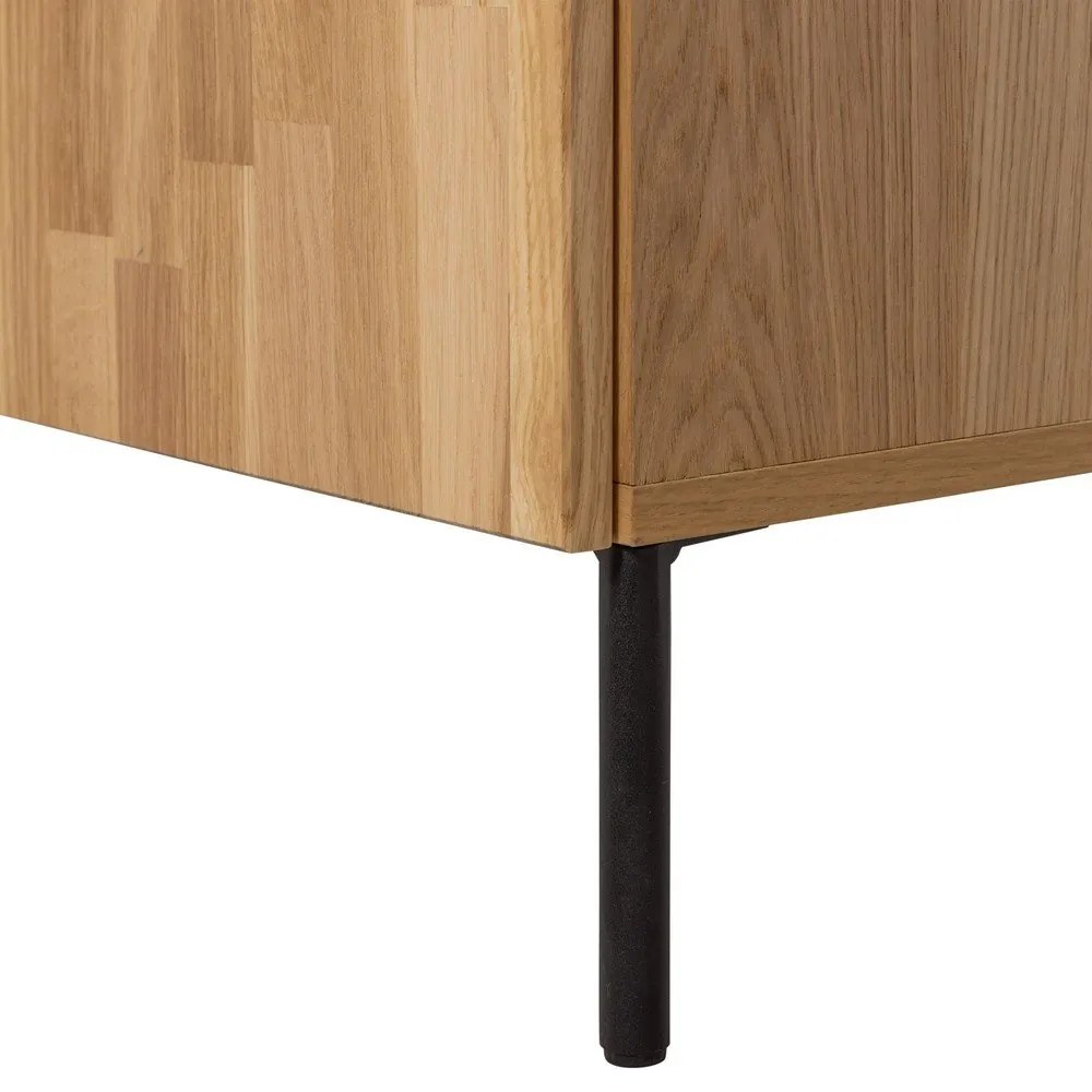 Natúr színű tölgyfa TV-állvány 180x56x46 cm Bono – WOOOD