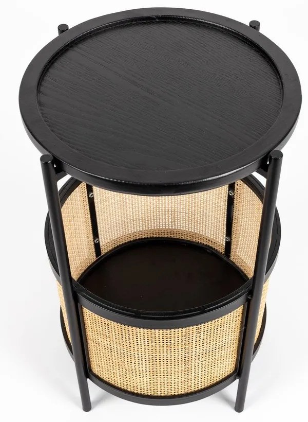 Kerek tárolóasztal ø 30 cm Makoto – White Label