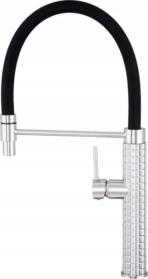 Full Pro konyhai csaptelep ezüst Gamma