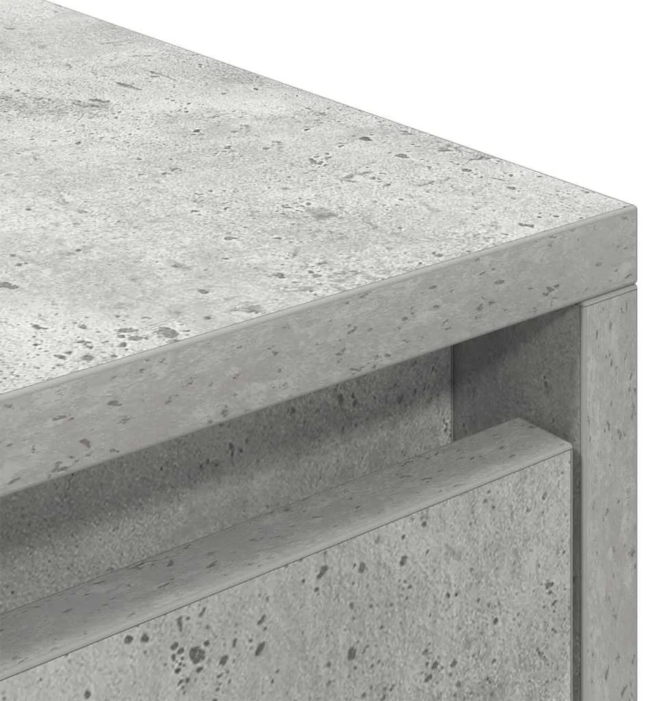 betonszürke szerelt fa TV-szekrény 188,5x41x50 cm
