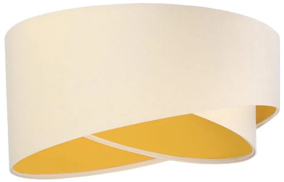 GALAXY univerzális árnyékoló E27, 45 cm, krém/arany