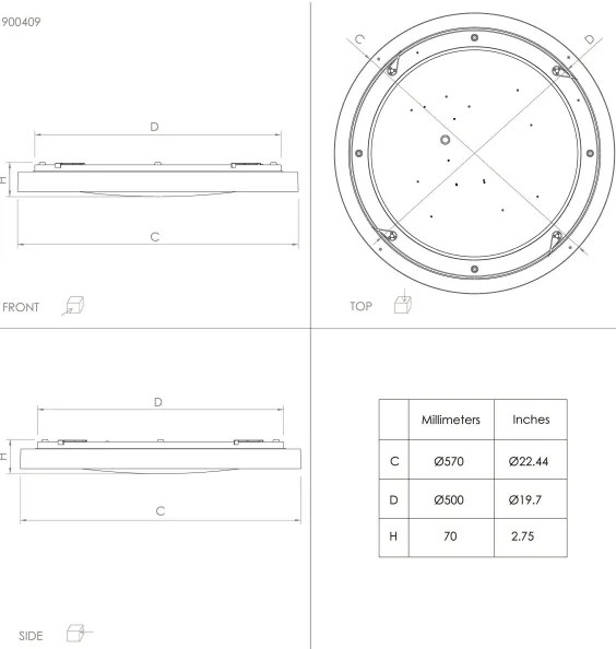 Eglo 900409 -LED RGBW Dimmelhető mennyezeti lámpa MONTEMORELOS-Z LED/34,5W/230V