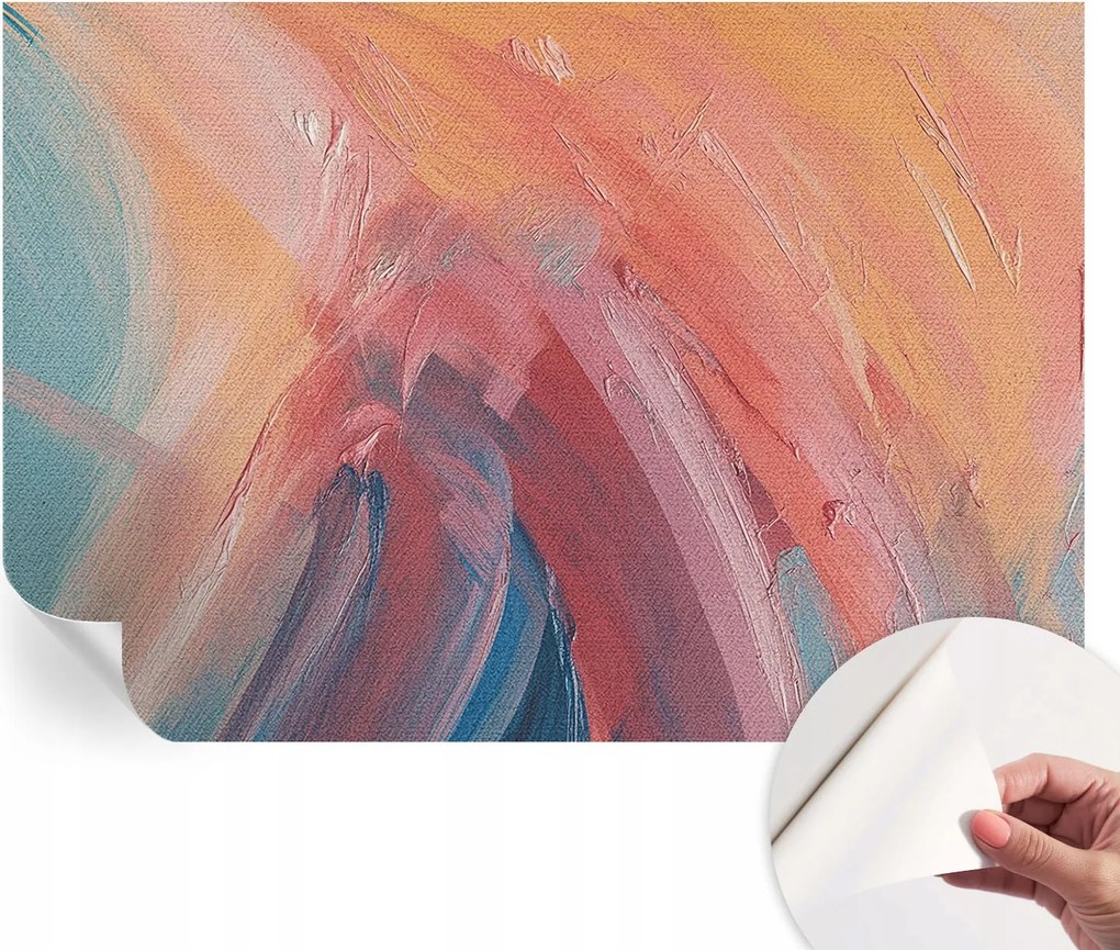 Fotótapéta Öntapadós tapéta a szobába Színes robbanások 152x104 cm