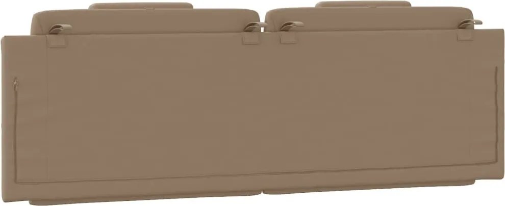 cappuccino színű műbőr fejtámla párna Viana 160 cm