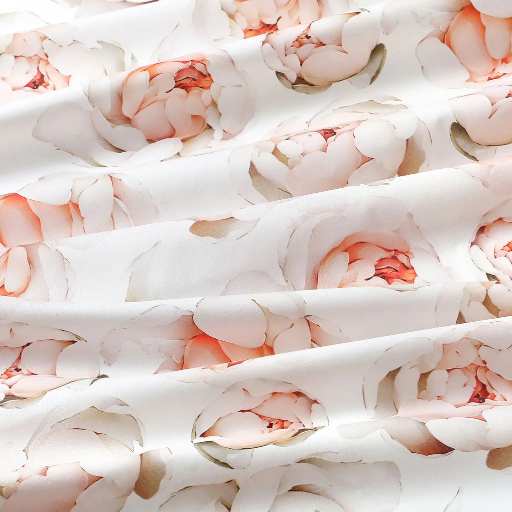 Goldea pamut ágyneműhuzat deluxe - illatos bazsarózsa 140 x 220 és 70 x 90 cm