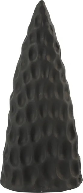 Karácsonyi dekoráció NOELIX fenyőfa 16 cm, fekete
