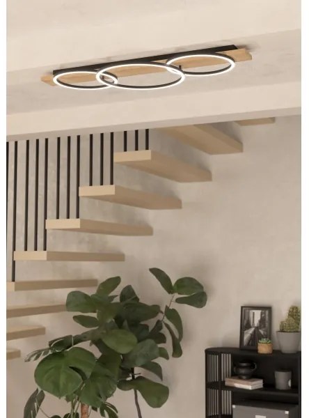 Eglo 99468 - BOYAL LED mennyezeti lámpa 2x12W, 230V, távirányítóval