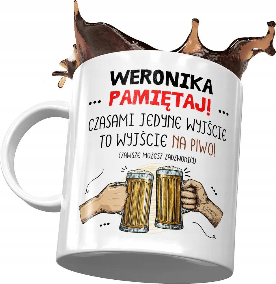 Bögre Veronika Feleség Nővérek Barátnők Ajándék Nyomtatott Fotóval