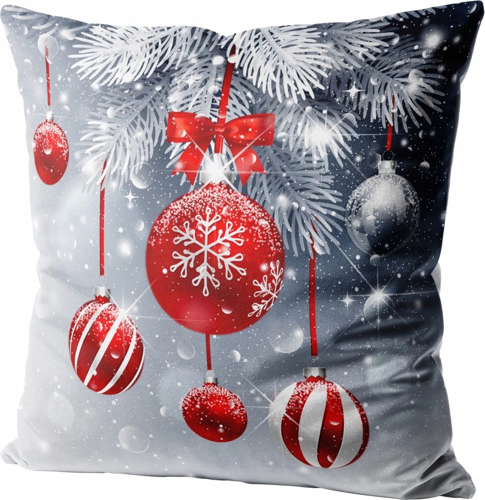 Velúr Díszpárnahuzat Karácsonyi 40X40 Karácsony