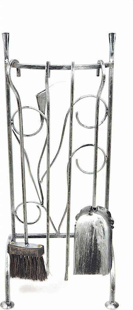 Kandalló kiegészítők Kandalló szett Szerszámok 5in1 dk-859 ezüst