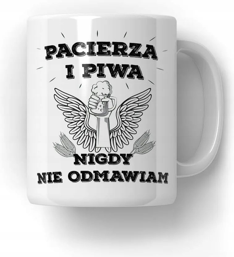 Páncélos és Sörös bögre Soha nem mondok nemet Vicces Ajándék 18-99 Ajándék