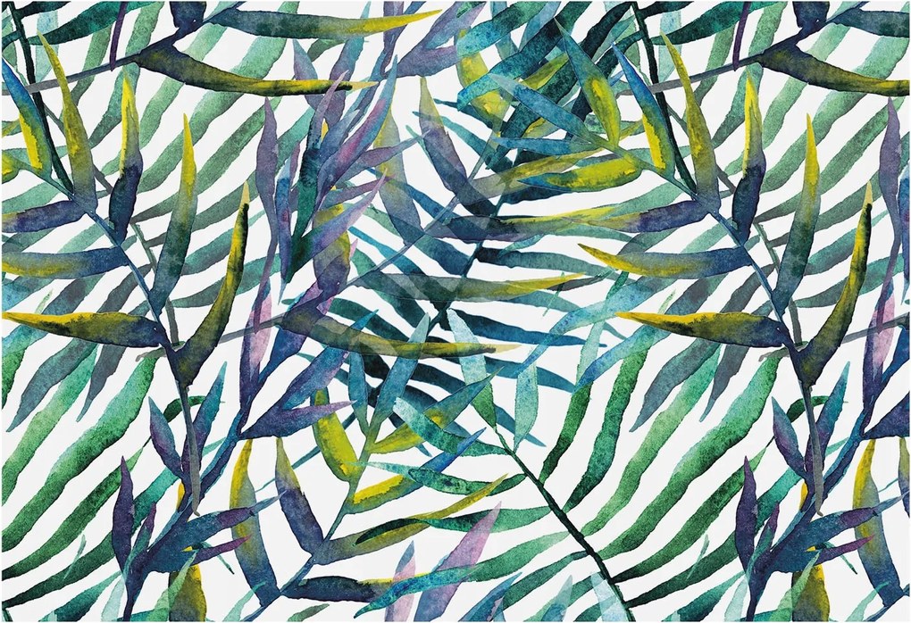 Fali fotótapéta Étkezőbe Egzotikus növényzet 152x104