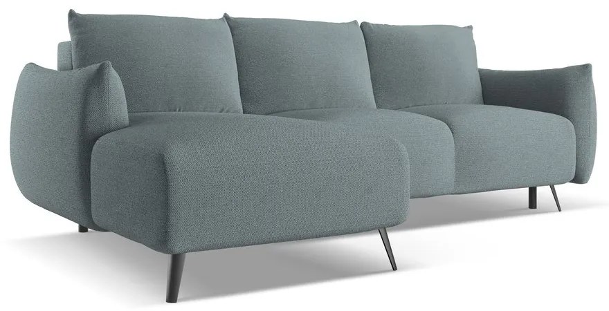 Világoskék sarokkanapé (bal oldali) Malie – Makamii