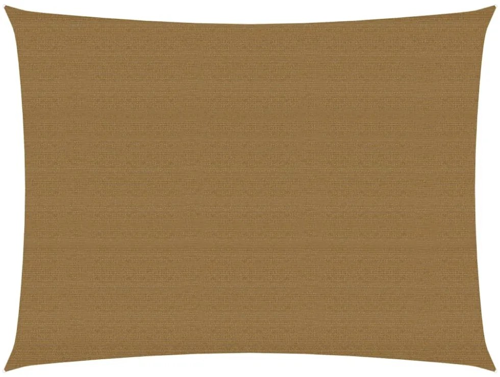 tópszínű HDPE napvitorla 160 g/m² 2 x 3 m