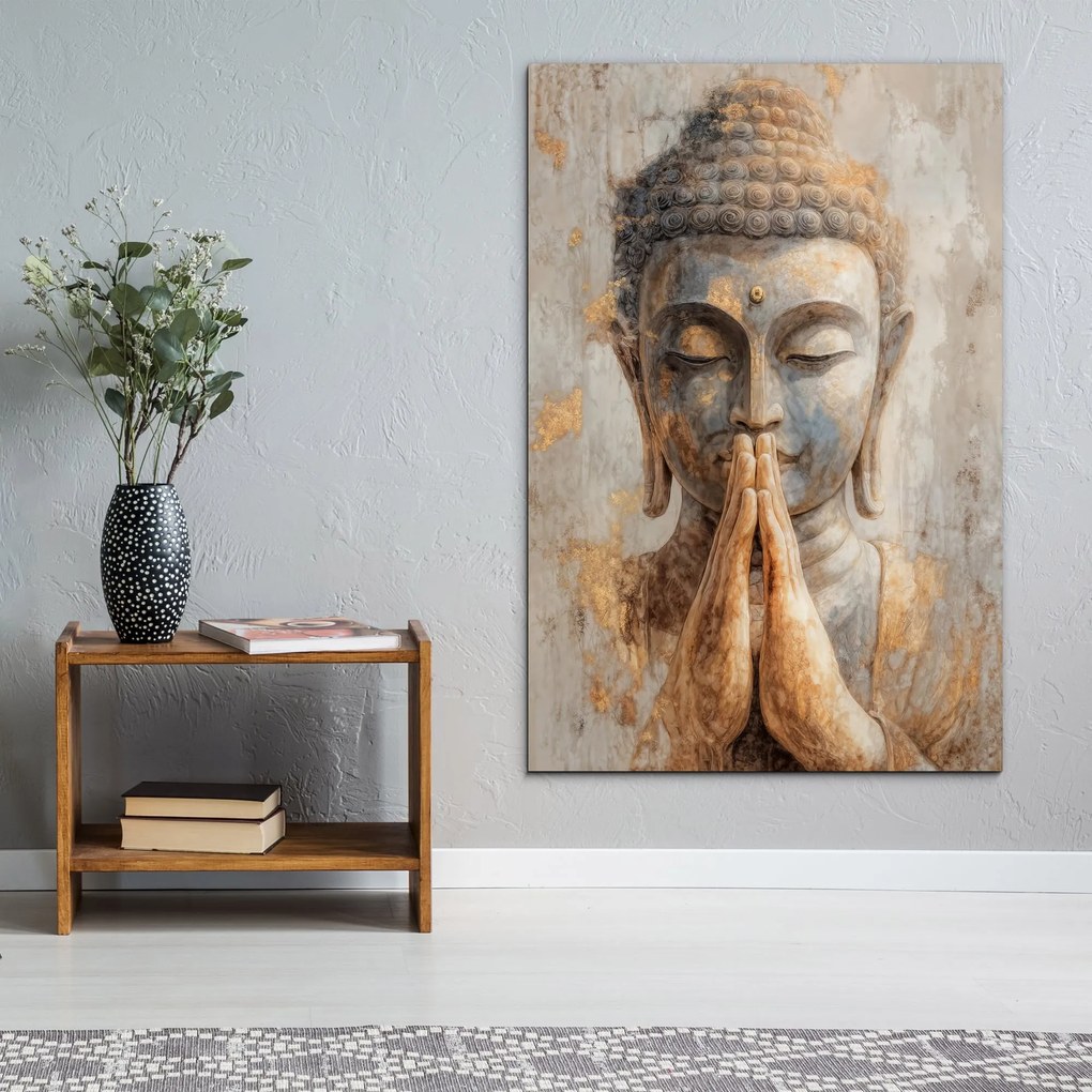 DUBLEZ | Fából készült kép - Buddha | Prémium UV nyomtatás