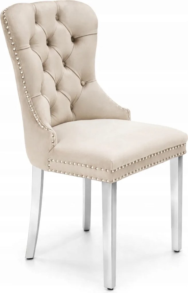 Szék szövet bézs 2 db Glamour, steppelt