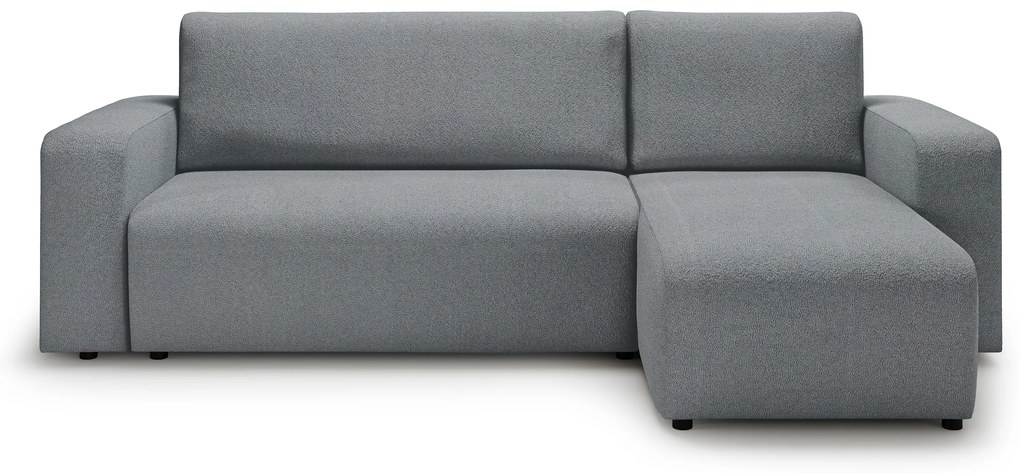 Avia Mini kinyitható sarokkanapé, univerzális állás - világosszürke Gerra 70 boucle